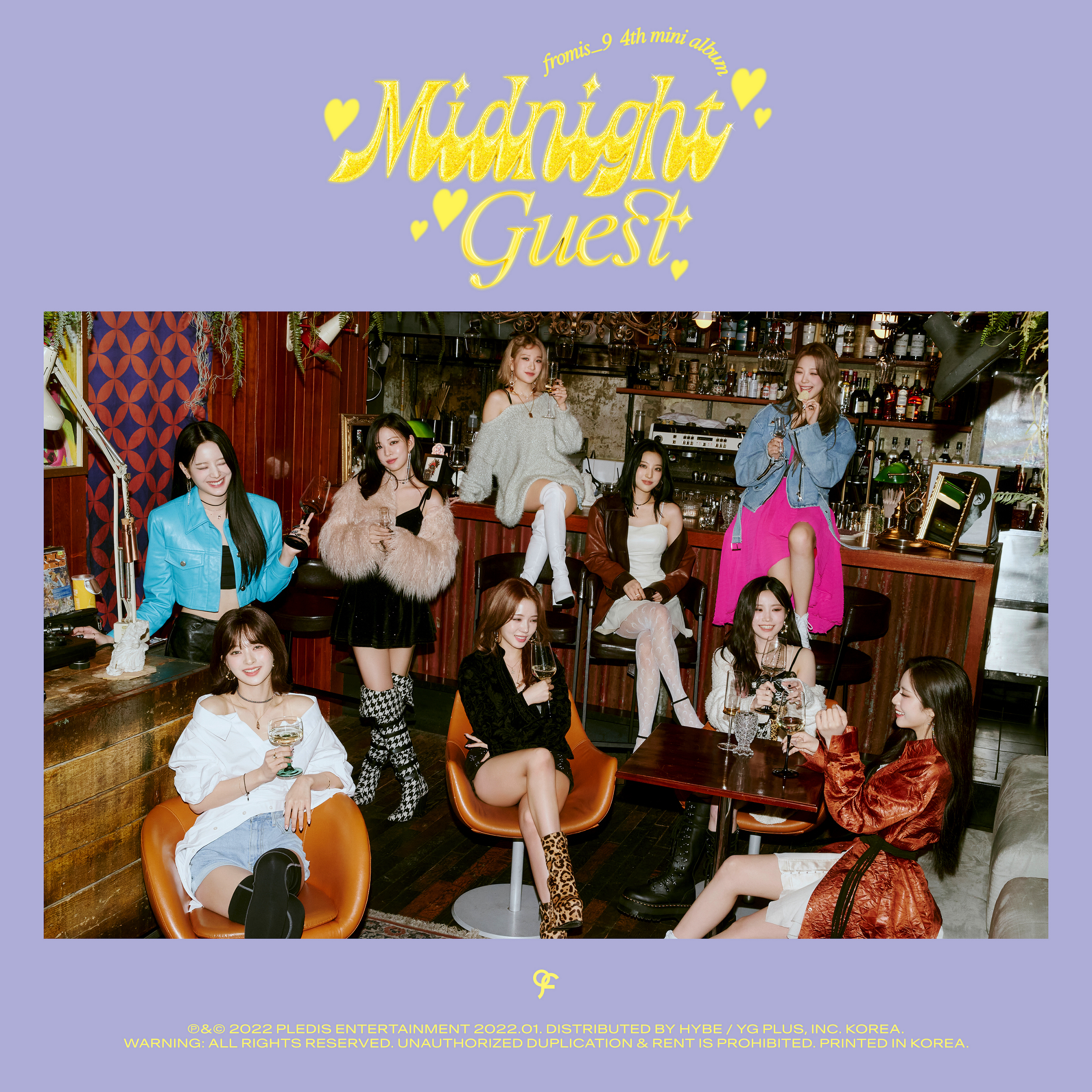 fromis_9 - Midnight Guest album cover art