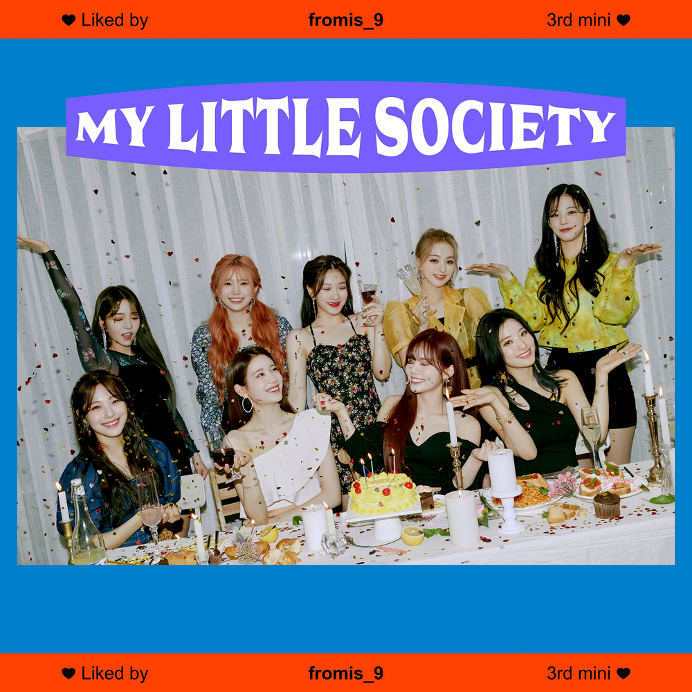 fromis_9 - My Little Society album cover art