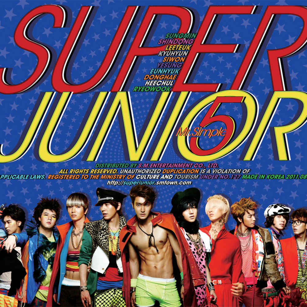 Super Junior - Mr. Simple album cover art 