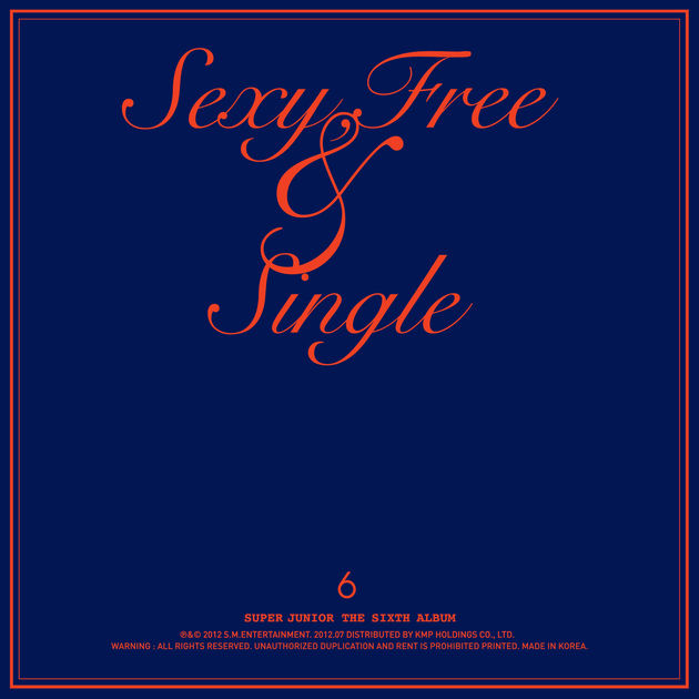 Super Junior - Super Junior - Sexy Free & Single album cover art