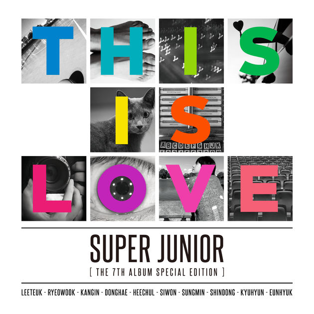 Super Junior - THIS IS LOVE special album cover art