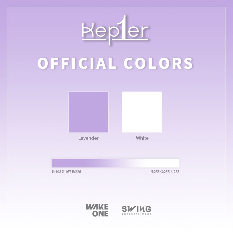 Kep1er official colors